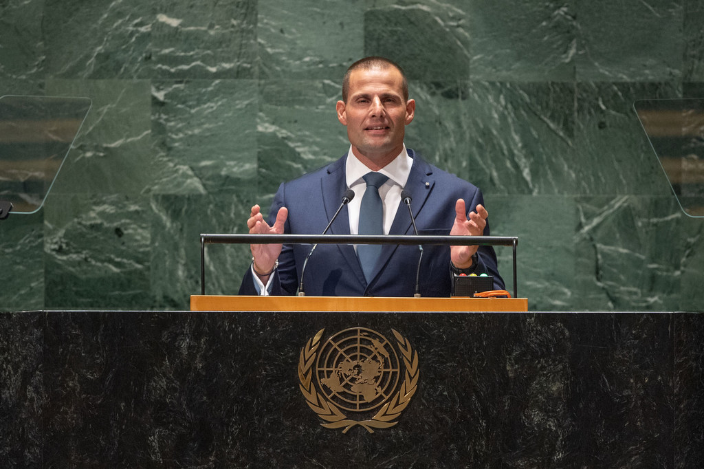 Prime Minister Robert Abela of Malta addresses the general debate of the General Assembly’s 78th session.